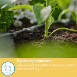 Micro-Drip Inline 2 l/h Tryckreglerande