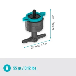 Micro-Drip Inline Ställbar Tryckreglerande