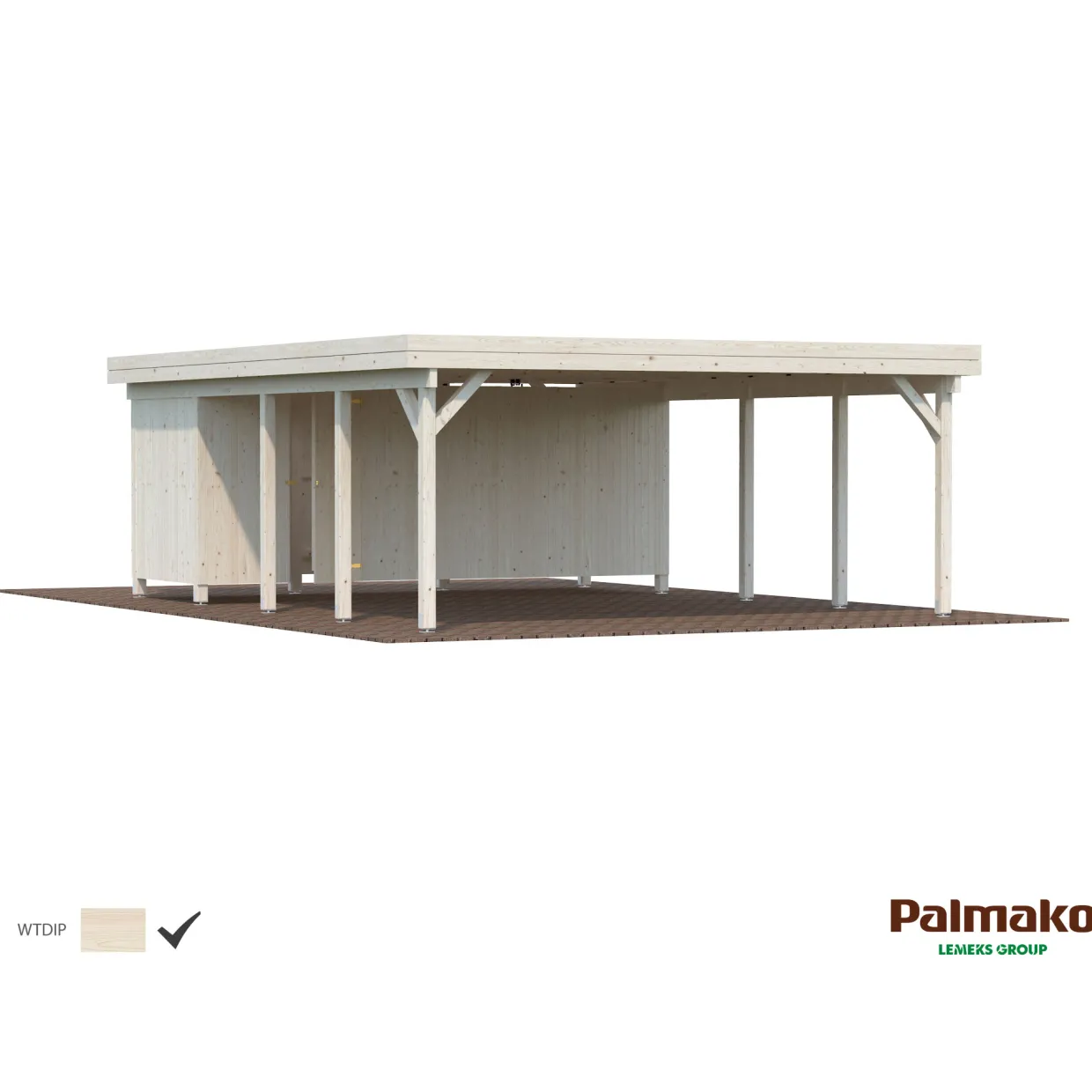 10 m2 tillbehör till Carport Karl