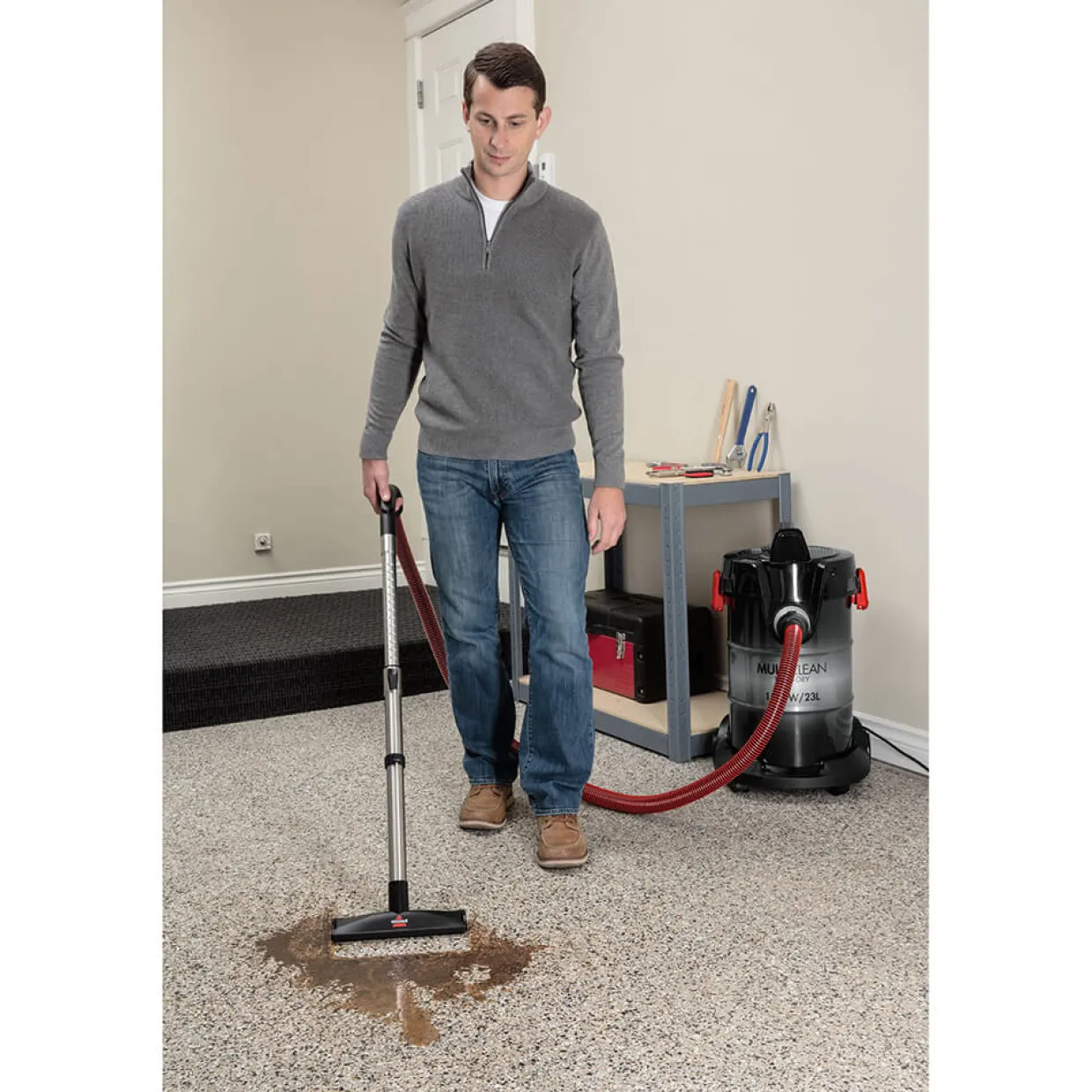 MultiClean Wet and Dry Drum Grovdammsugare 23L
