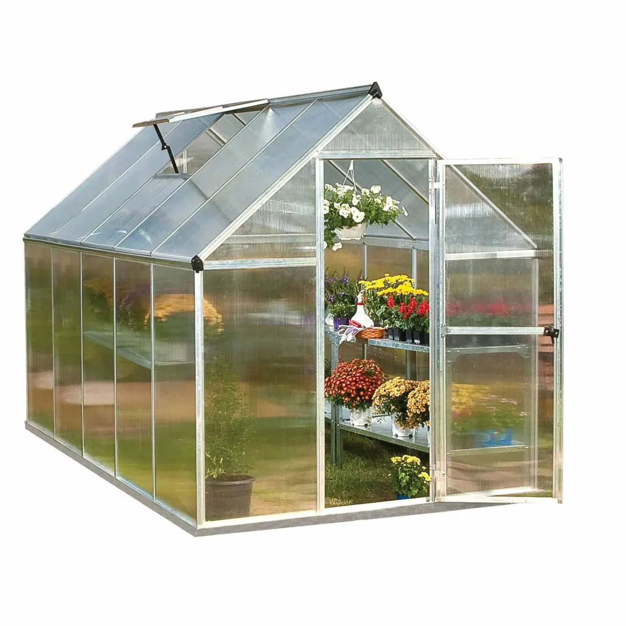 Multi Line Mythos Aluminiumram med UV-Skyddat Polykarbonatglas, 5.7 m²