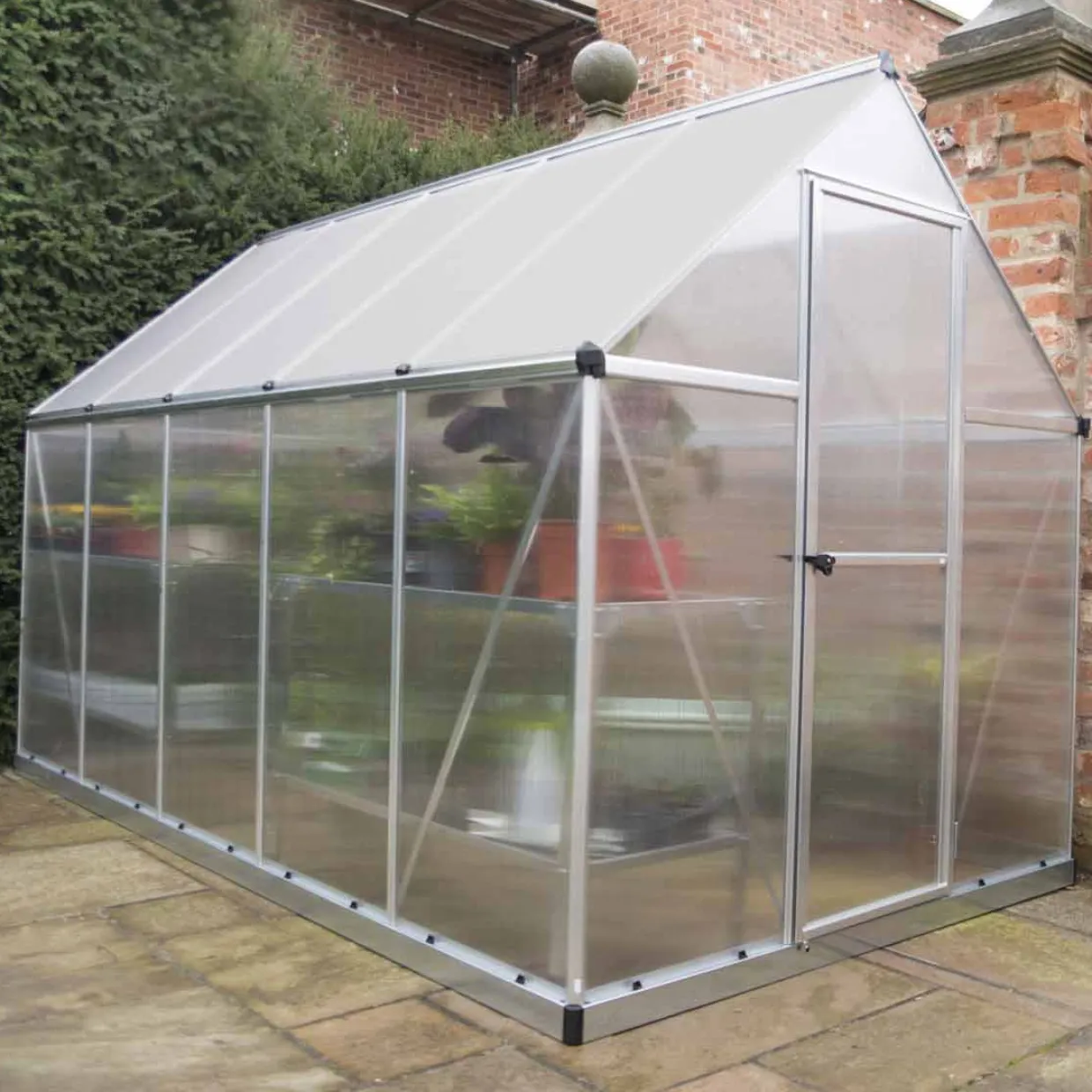 Multi Line Mythos Aluminiumram med UV-Skyddat Polykarbonatglas, 5.7 m²