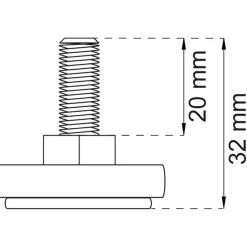 M10X32mm