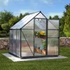 Mythos, Svart Aluminiumstomme med UV-Skyddade Polykarbonatskivor, 3,4 m²