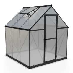 Mythos, Svart Aluminiumstomme med UV-Skyddade Polykarbonatskivor, 3,4 m²
