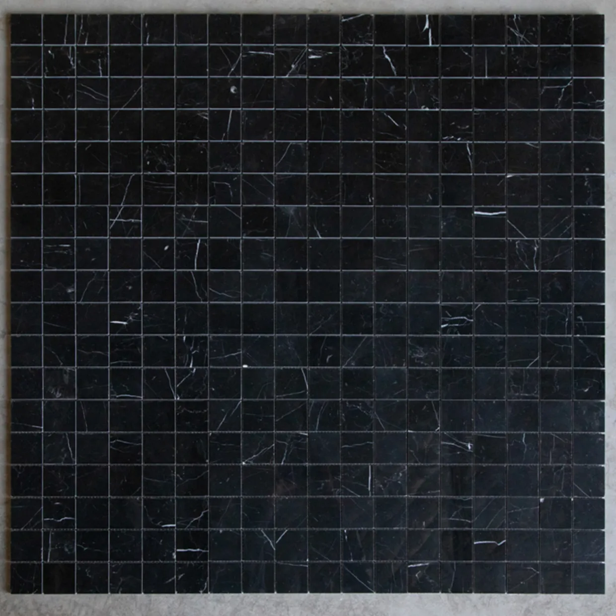 Nero Marquina Polerad 5x5 cm
