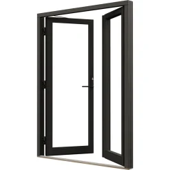 NTech Helglasad Aluminium BlackLine Svart