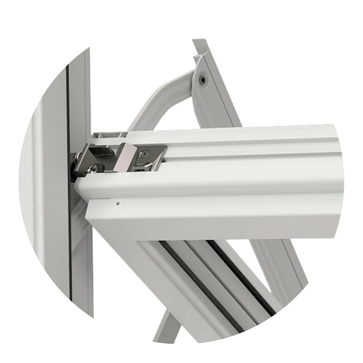 NTech 3-Glas Aluminium Lagerfört