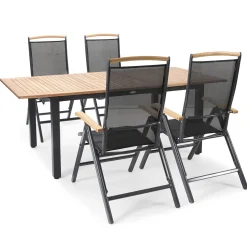 Nydala 96x150-200 cm med 4st Positionsstolar