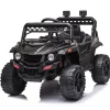 Offroader 12V4,5AH Svart med LED-lampor