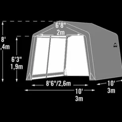 Original 9 m² i Galvaniserat Stål & Polyetenväv
