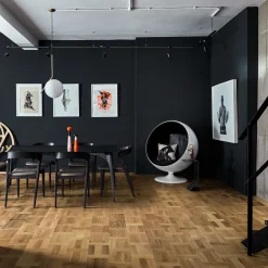 Original Palazzo Rovere, Parkettgolv i Ek med Holländskt Mönster