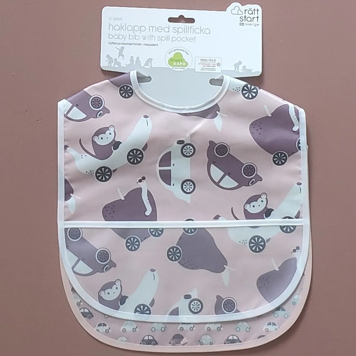 2-pack Bilar Lila/blå