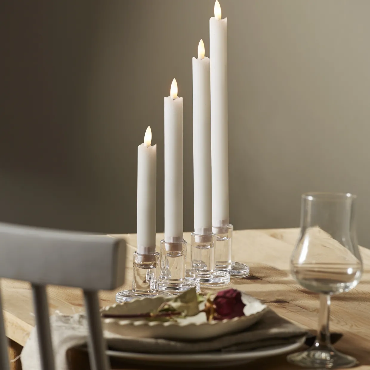 4-pack Flamme LED