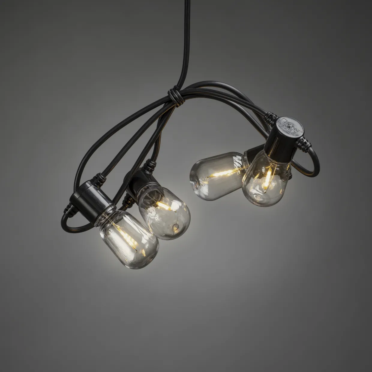 Partyslinga Startset E27 20 st LED-lampor Amber