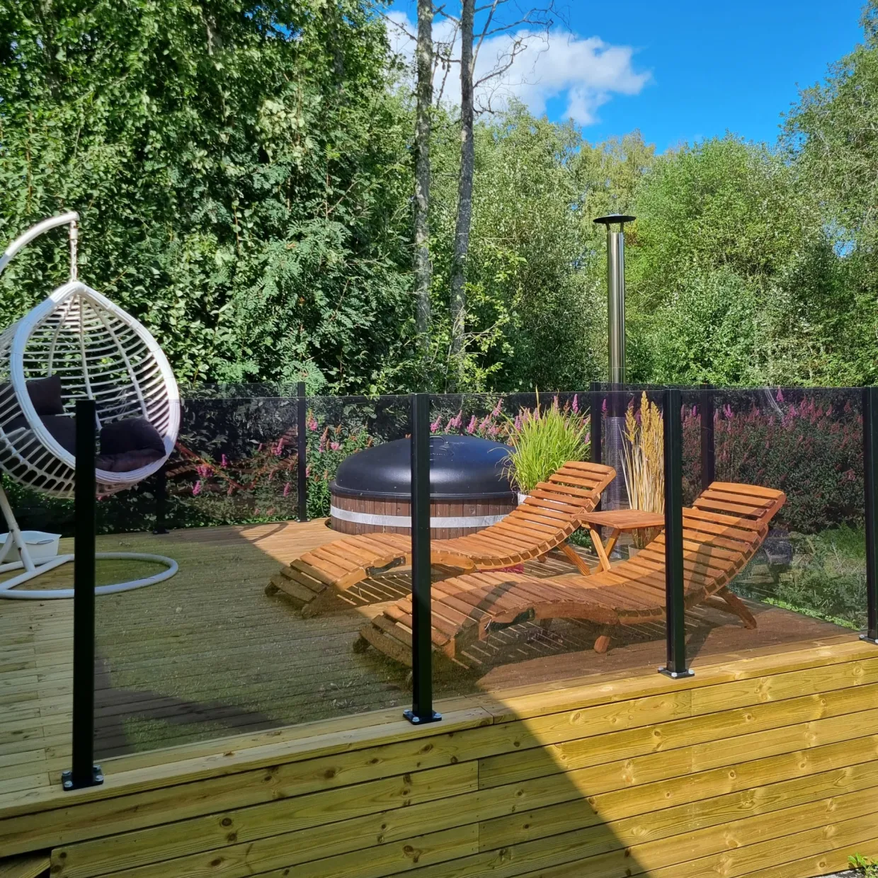 Patio Klar Glas