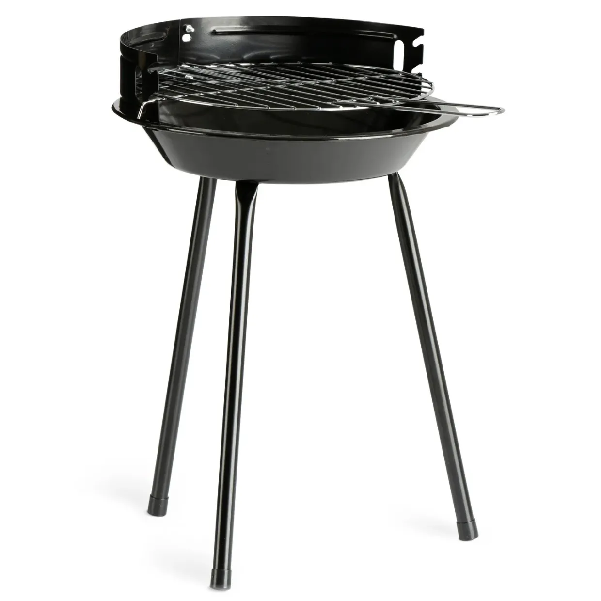 Picnic BBQ Portabel Grill, Justerbar Höjd & Vindskydd