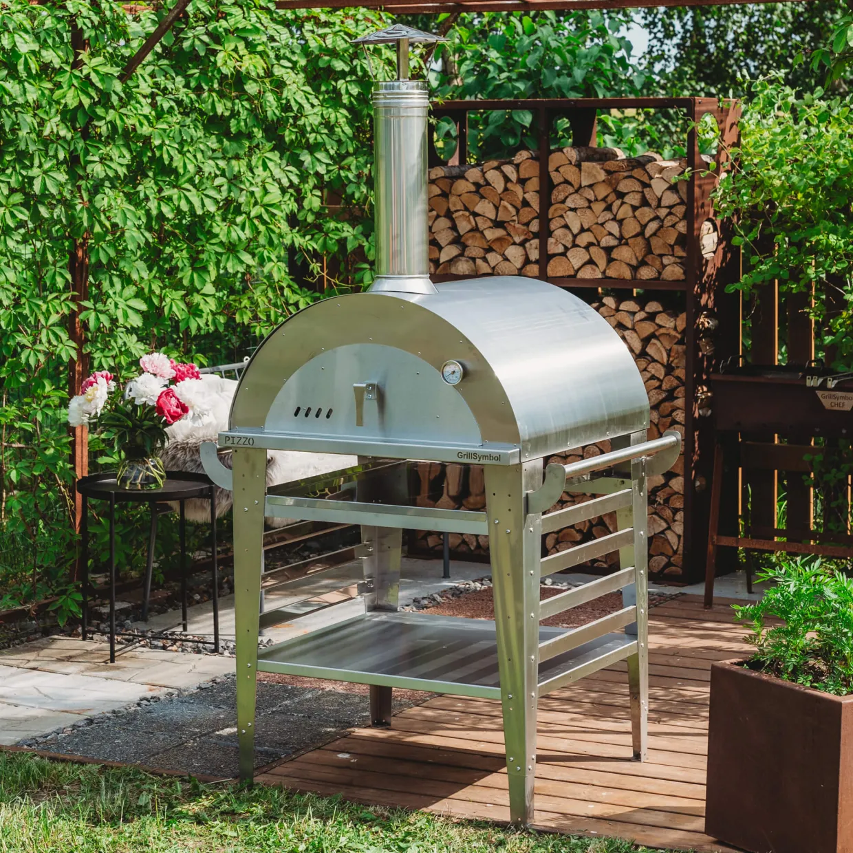 Pizzo med Pizzabord Inox
