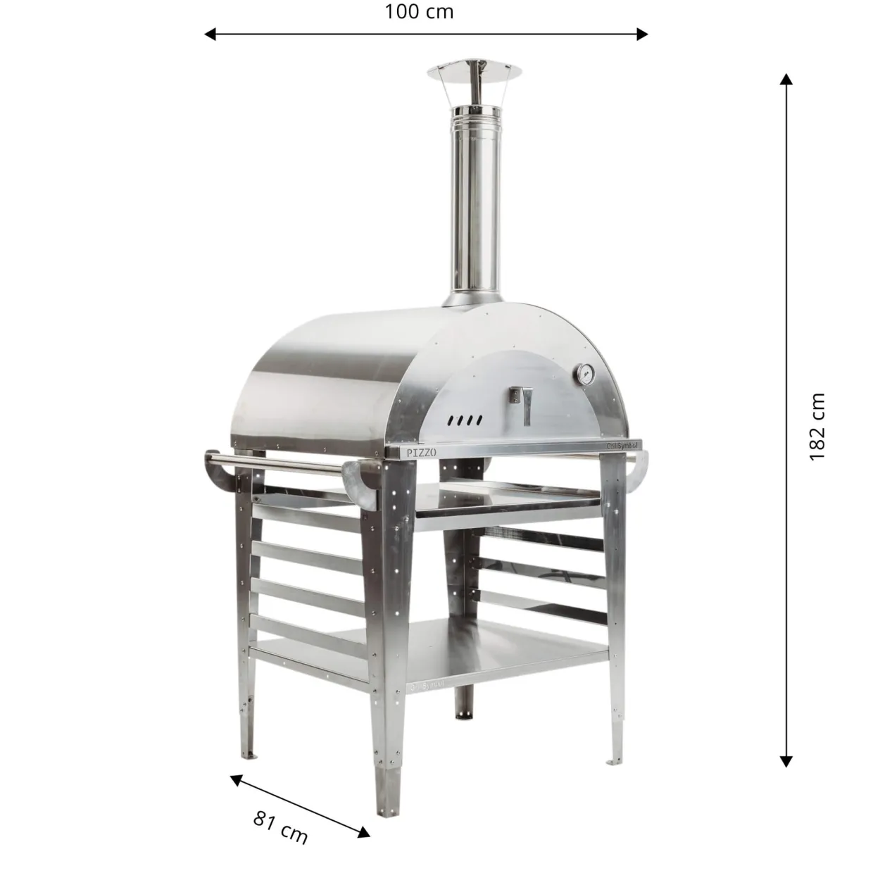 Pizzo med Pizzabord Inox