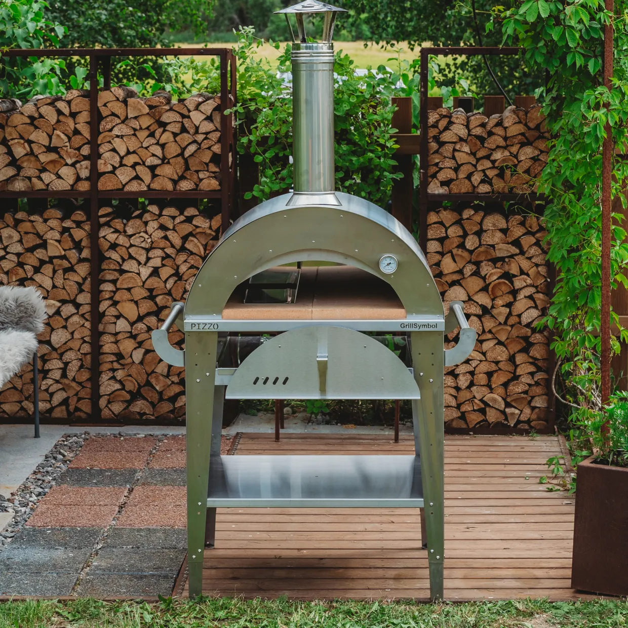 Pizzo med Pizzabord Inox