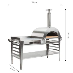 Pizzo med Pizzabord XL Inox