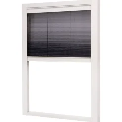 Plisserat Duo Fönster 1230X1600 mm Vit