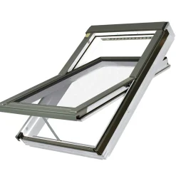 Premium Pivåhängt 3-Glas Elstyrt Aluminium