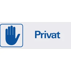 Privat 225x80 mm Aluminium