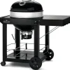 PRO22K-C-3 Svart Klotgrill med Gjutjärnsgaller & Integrerad Termometer