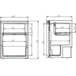 Pro 65L 12/24V Silver
