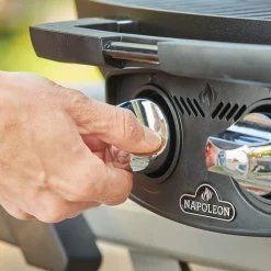 PRO285-X Bärbar Grill med 2 Brännare & Gjutjärnsgaller