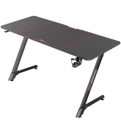 Pro 140x60 cm Svart med Integrerad Musmatta