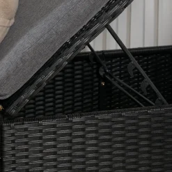 Quad Svart Konstrotting Utomhus