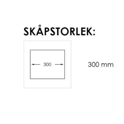 Radius 230 X Rostfri Enkel med Korgventil & Vattenlås