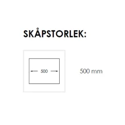 Radius 450 X Rostfri för Kök och Tvättstuga
