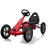 Röd Gokart Med Gummihjul