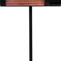 RD-DARK-25S Terrassvärmare, Stående Design i Svart, 2500 W