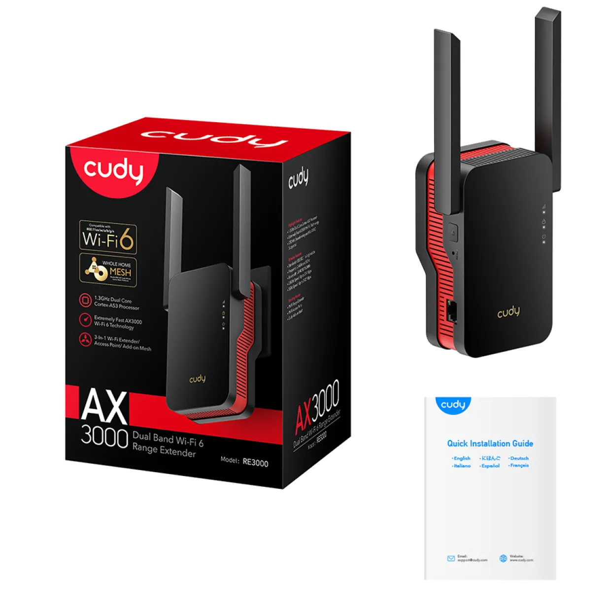 RE3000 AX3000 Mesh