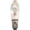 Reservlampa E10 12V 2,4W Räfflad 3-pack Transparent