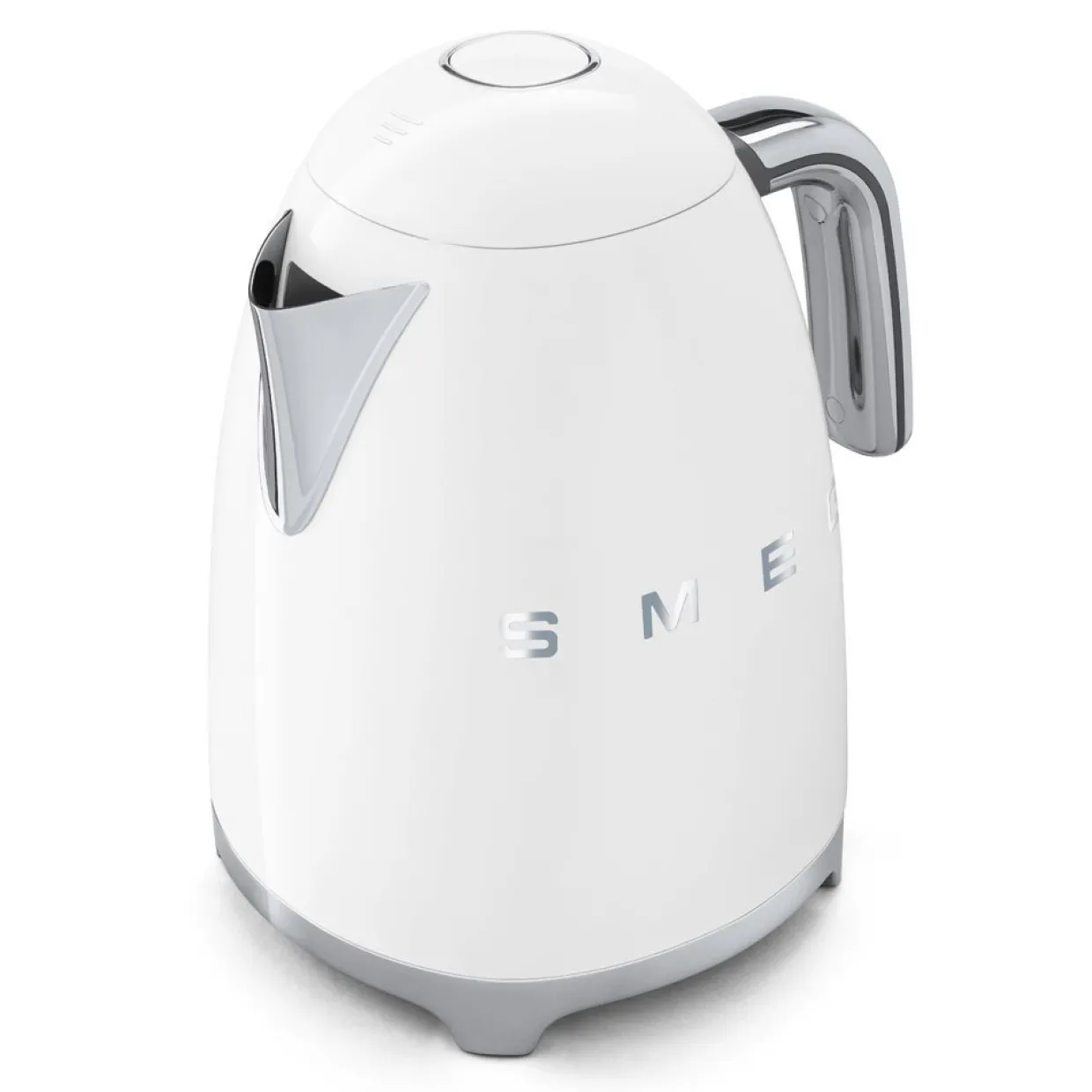 Retro KLF03WHEU Vit Design i Rostfritt Stål