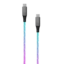RGB LED 60W USB-C/C Fibre Cable 1.2m Multicolor