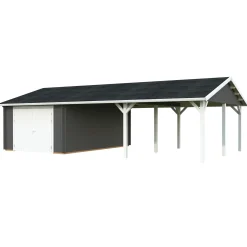 Roger med Carport 53,1 m2 och Slagport