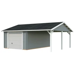 Roger med Carport 36,5 m2 och Takskjutport