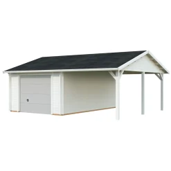 Roger med Carport 36,5 m2 och Takskjutport