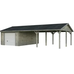 Roger med Carport 53,1 m2 och Takskjutport