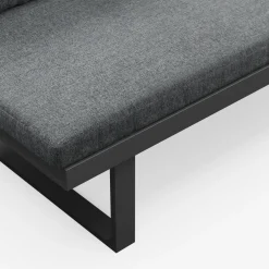 Samira Fällbar Utesoffa med soffbord - Solsäng i aluminium