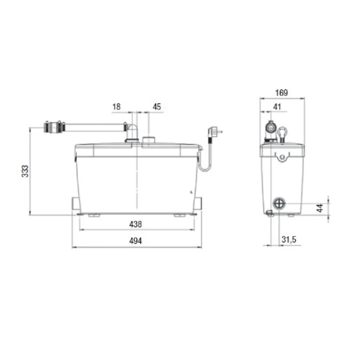 Saniaccess Pump