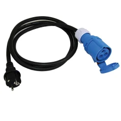 Schuko-hane till CEE-hona 1,5 m