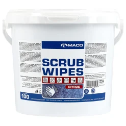 Scrub Wipes Citrus Blå 100st