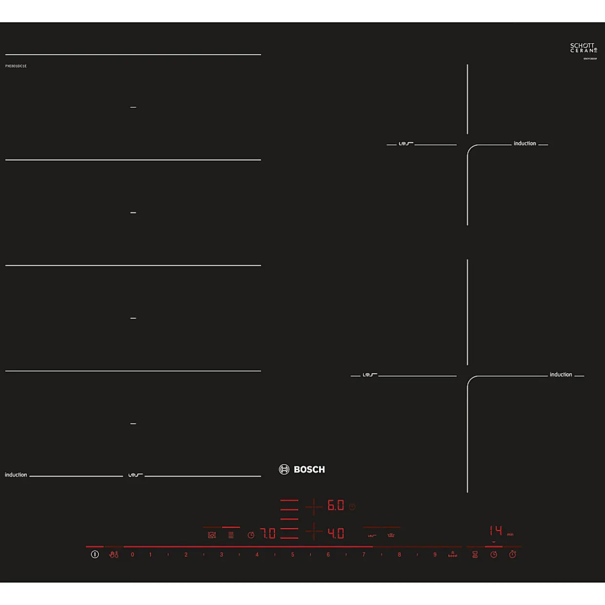 Serie 8 PXE601DC1E med PerfectFry-Sensor
